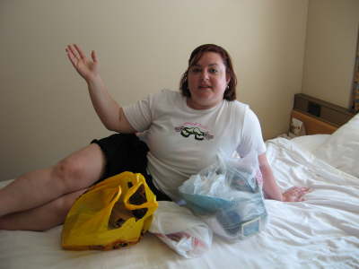 Laurie and her Pirate booty