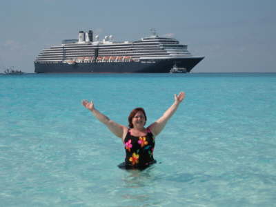 Queen of the world with our ship