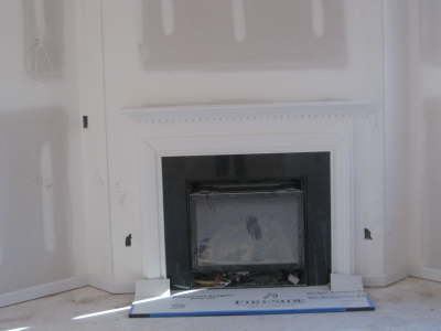 Fireplace and Mantle